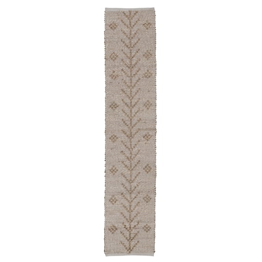 72&#x22; Natural Two-Sided Seagrass &#x26; Cotton Table Runner